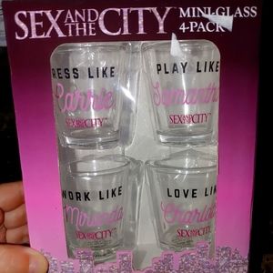 Sex and the city shot glasses